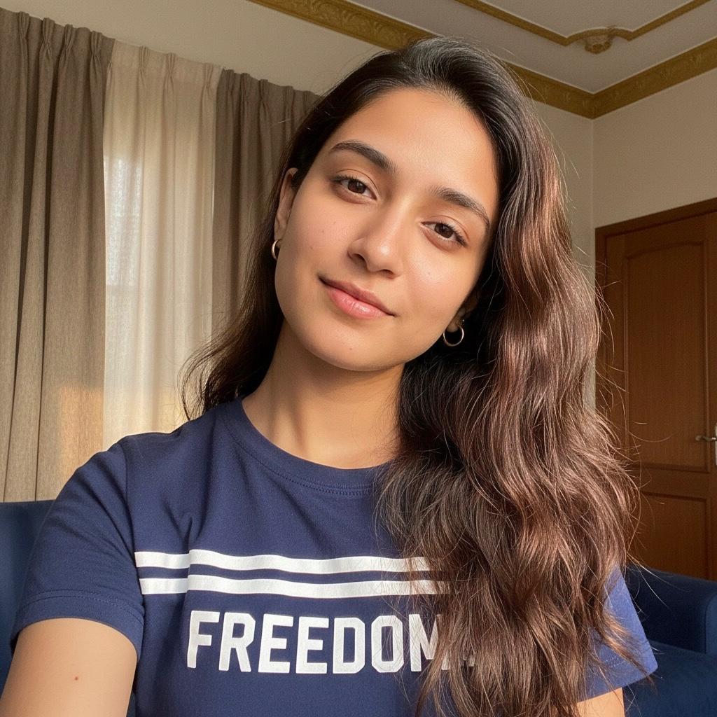 A natural indoor portrait taken in soft daylight, used as a visual section for the Independent Escort in Dwarka and High Class Escort Dwarka information page.